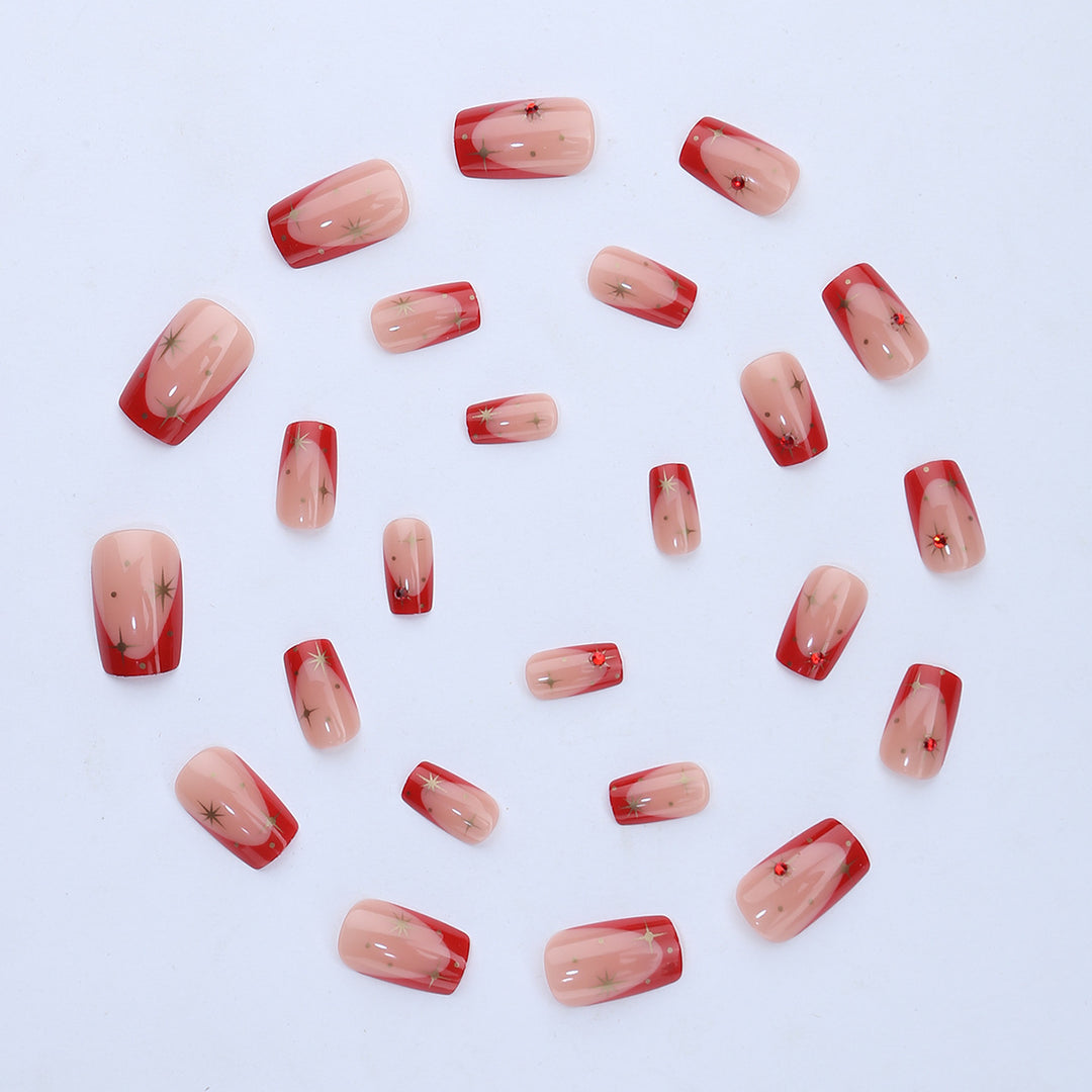 Nail set with glamorous accents Stornfield