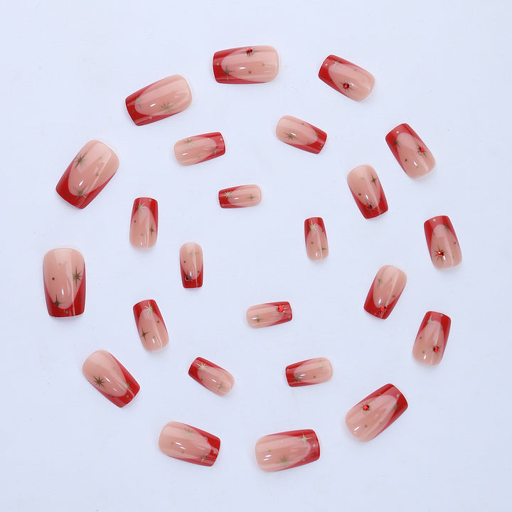 Nail set with glamorous accents Stornfield