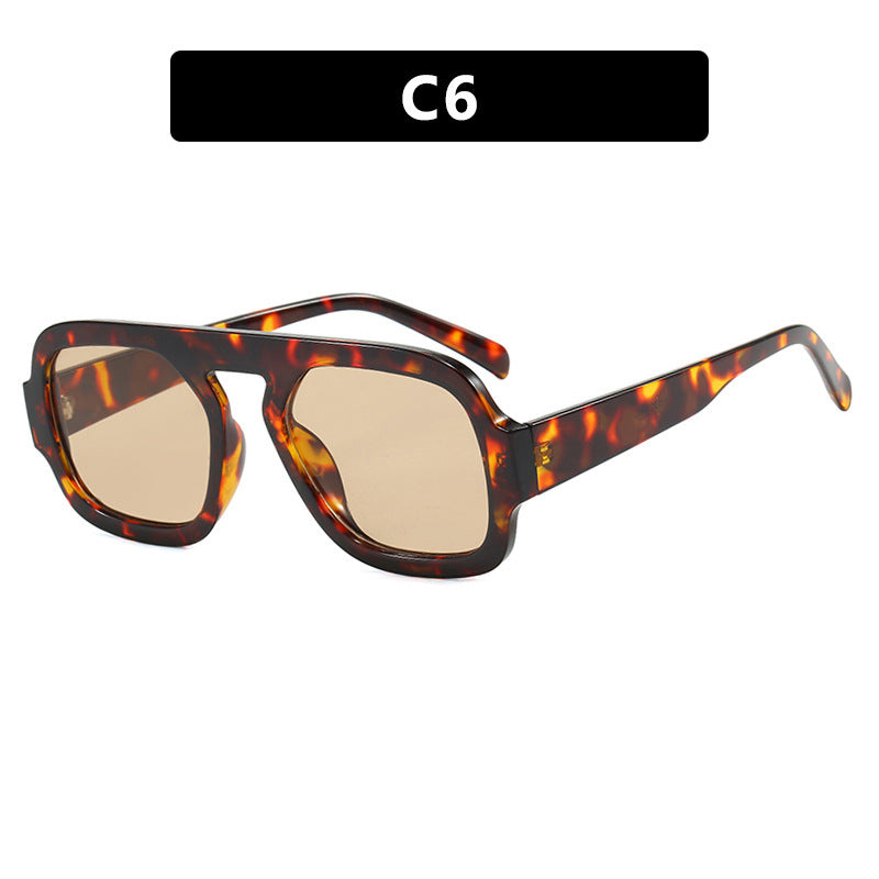 Women's modern oversized sunglasses in angular design Stornfield