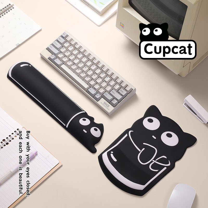 Cat-Themed Ergonomic Wrist Rest
