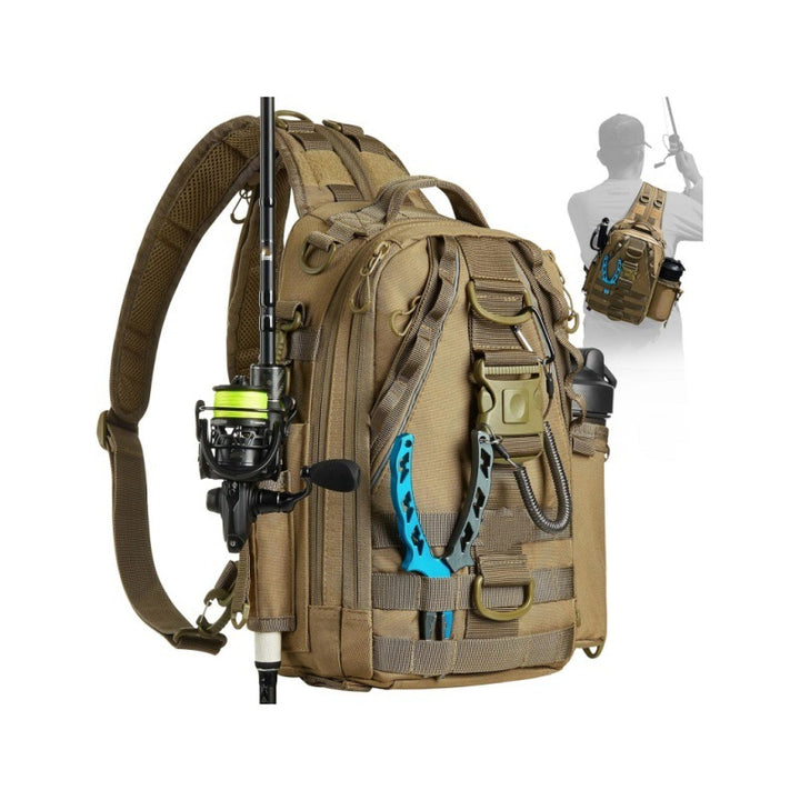 Multifunctional Fishing Backpack Bag with Integrated Accessory Compartments Stornfield