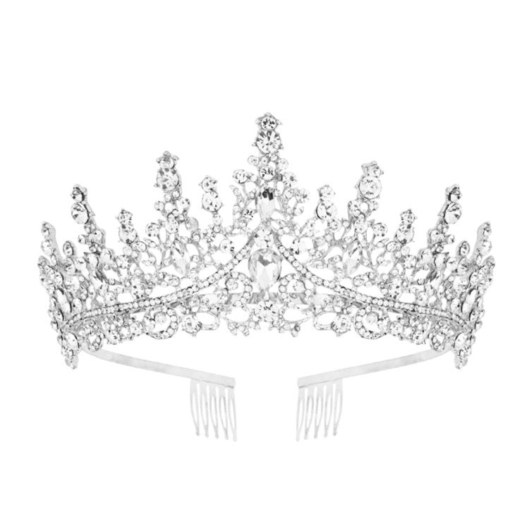 Ladies Rhinestone Tiara with Sparkling Gemstones Stornfield