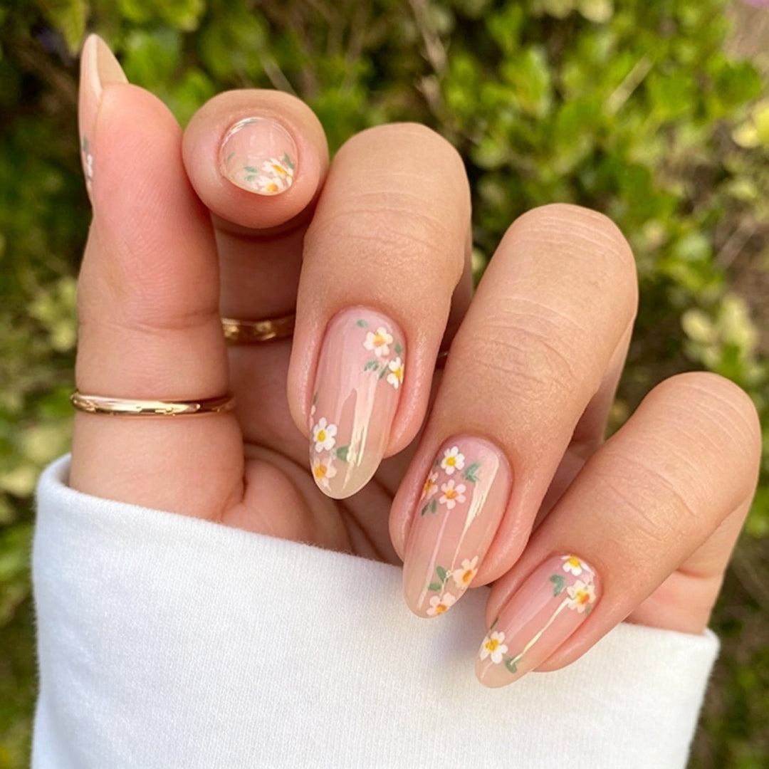 Floral Acrylic Nail Art Enhancements Stornfield 1789915485
