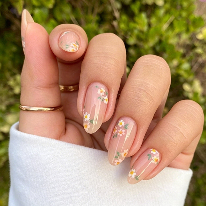 Floral Acrylic Nail Art Enhancements Stornfield 1789915485