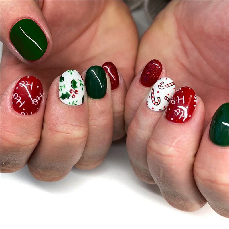 Festive Holiday Nail Art Stornfield