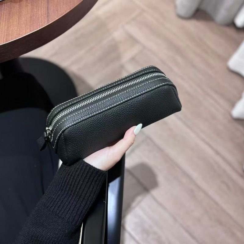 Elegant Leather Pencil Case