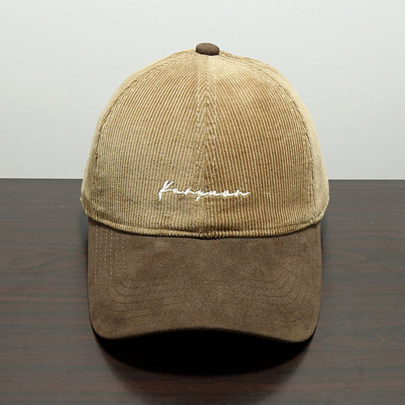 Men's Textured Corduroy Baseball Cap Stornfield