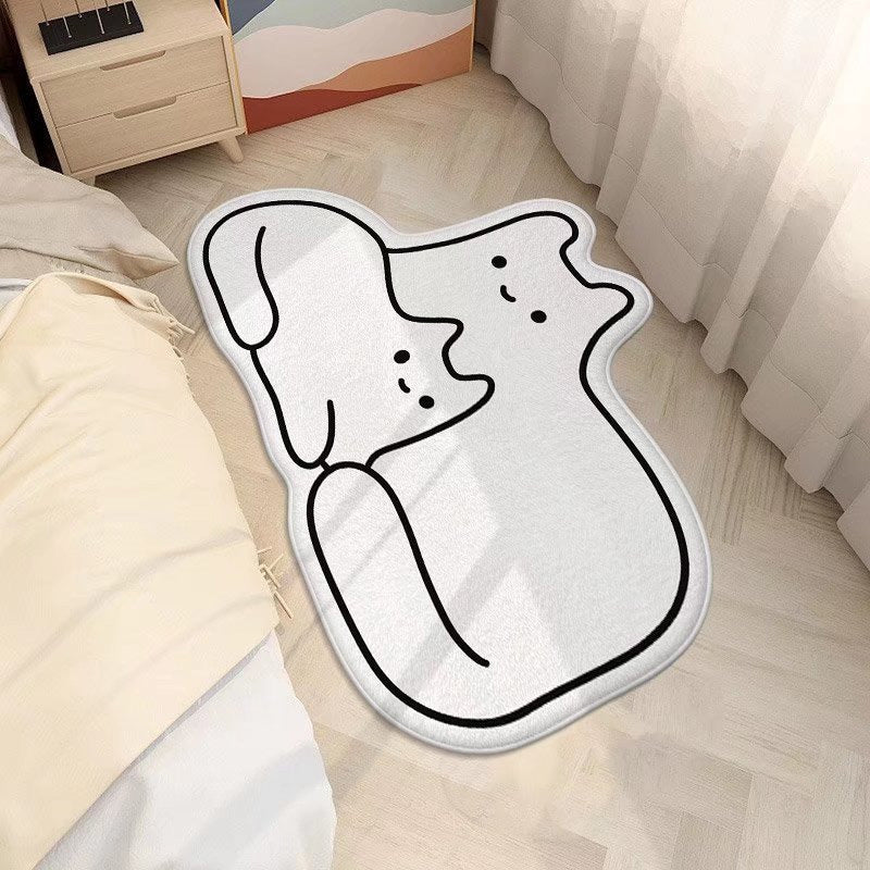 Cute Cat-Shaped Area Rug Stornfield