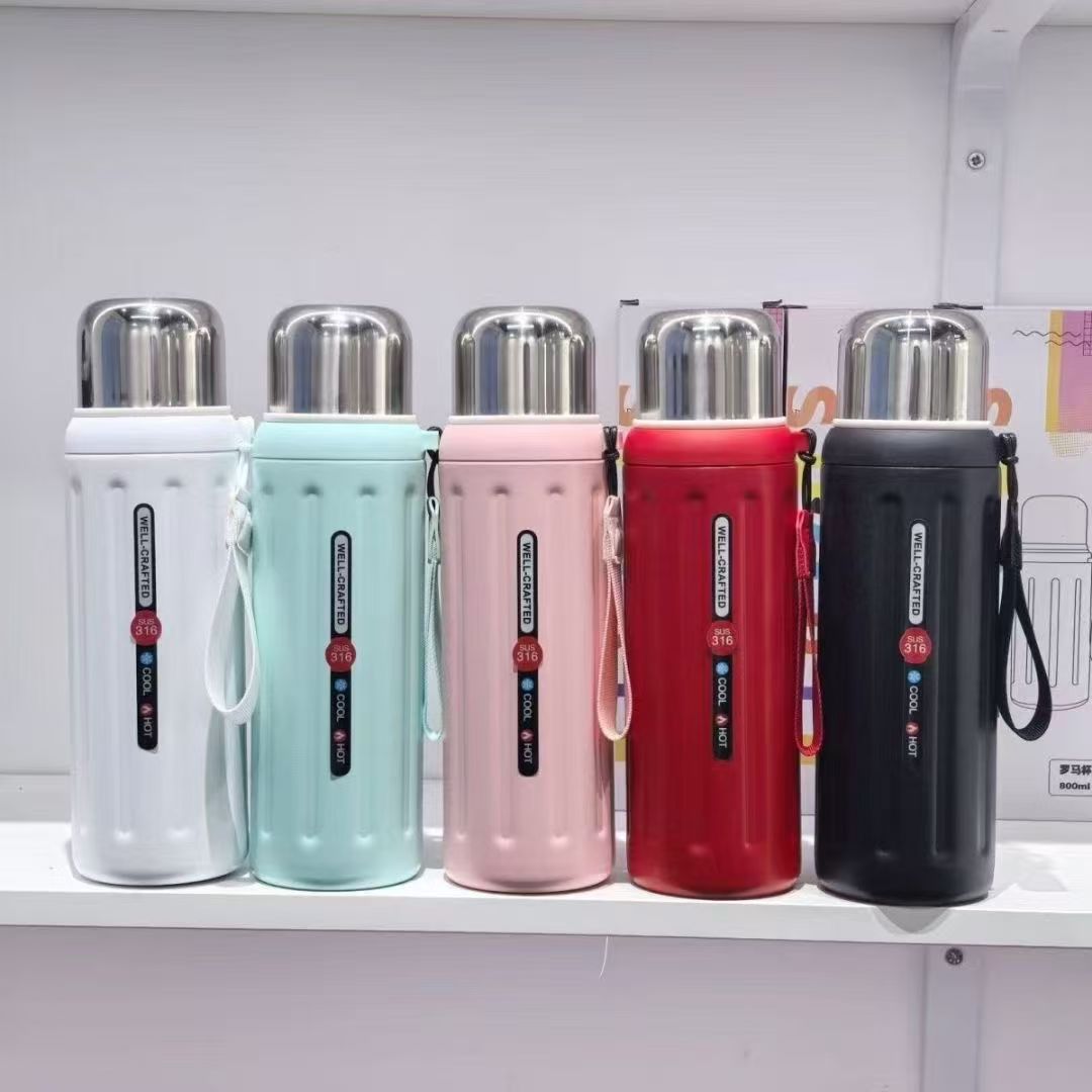 Unisex Thermal Insulated Bottle with Practical Carrying Handle Stornfield