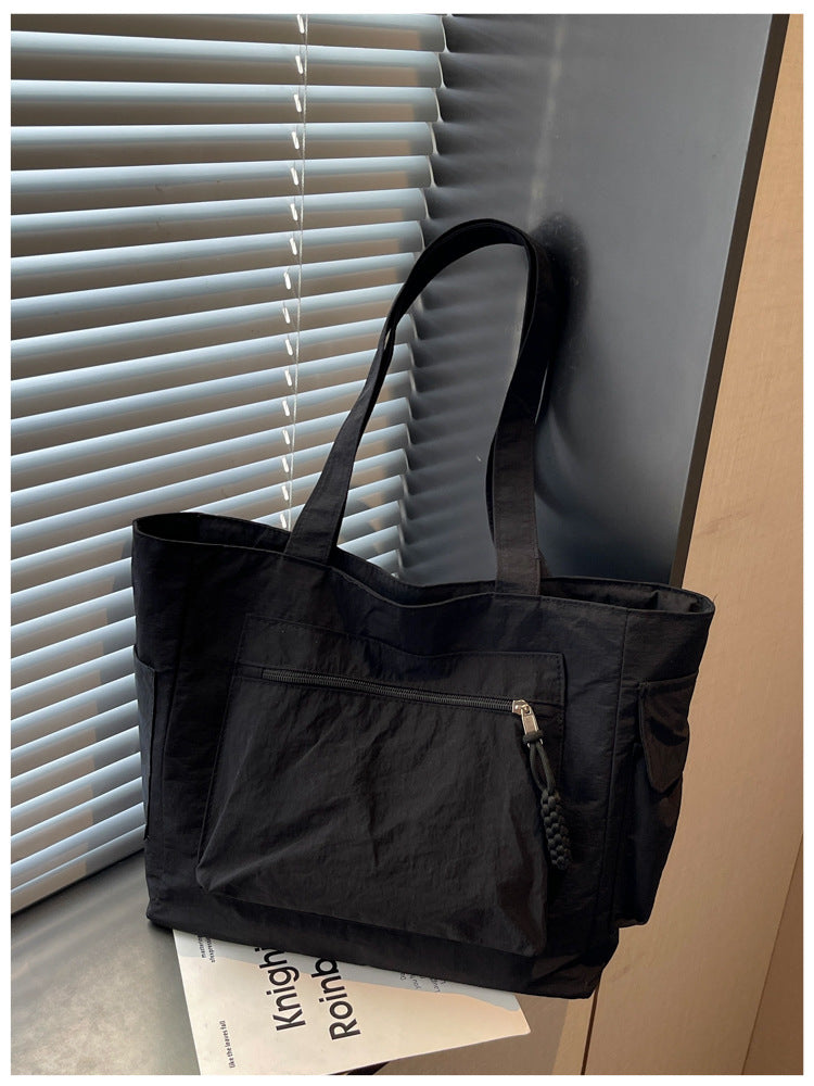 Versatile Multi-Pocket Canvas Tote