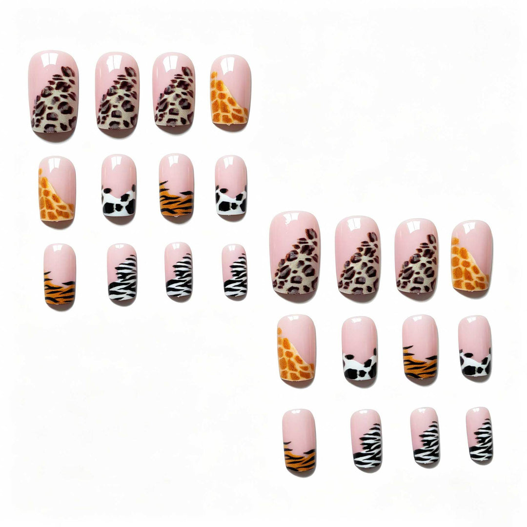 Artistic Animal Print Nail Art Set
