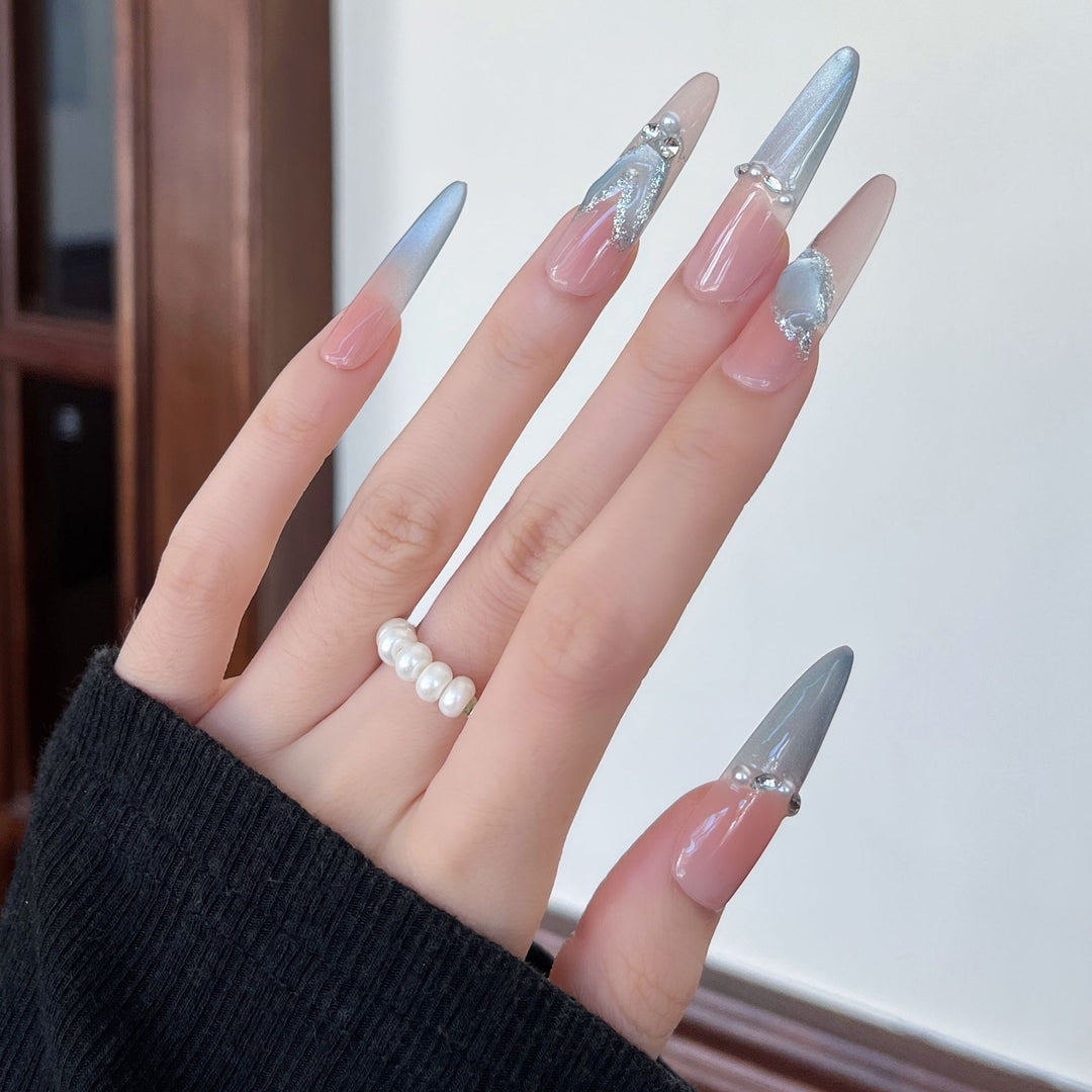 Stylish Stiletto Press-On Nail Extensions Stornfield