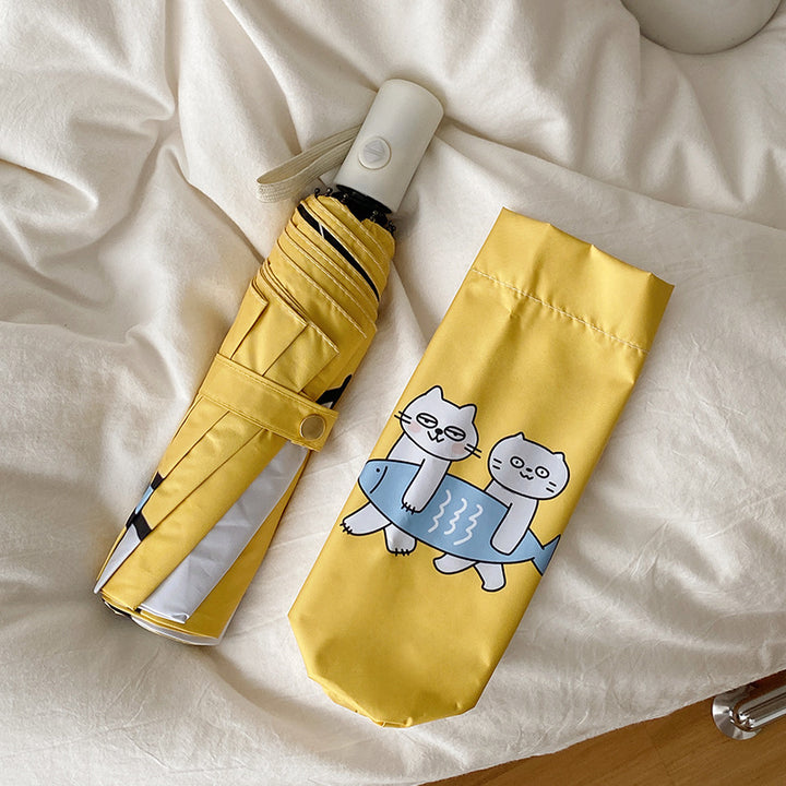 Women's Folding Umbrella with Playful Pattern Stornfield