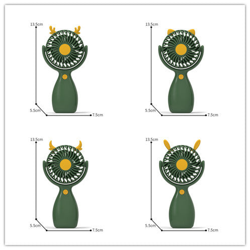 Unisex Portable Handheld Fan with Flexible Design Stornfield