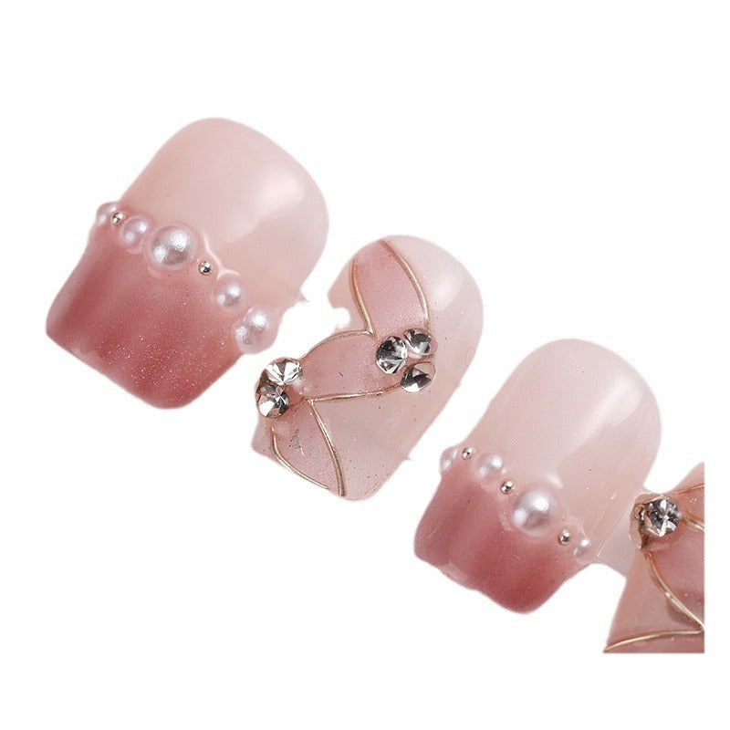 Decorative Press-On Nail Set Stornfield