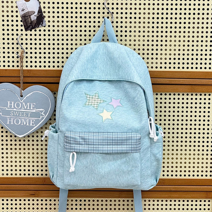 Stylish Star-Embellished Backpack Stornfield