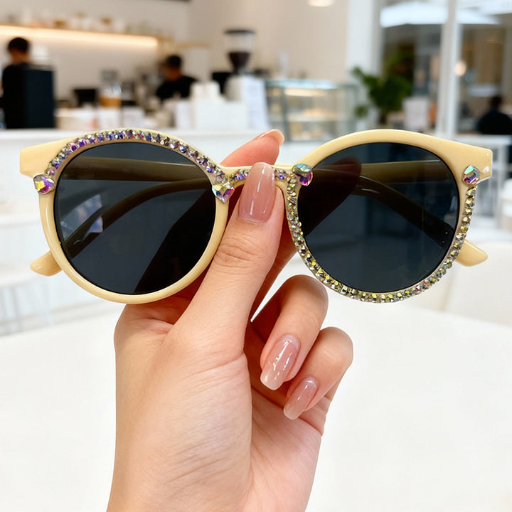 Crystal-Embellished Cat-Eye Sunglasses Stornfield