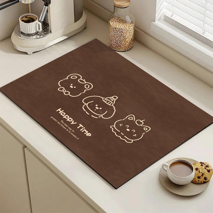 Cute Cartoon Dog Kitchen Mat Stornfield