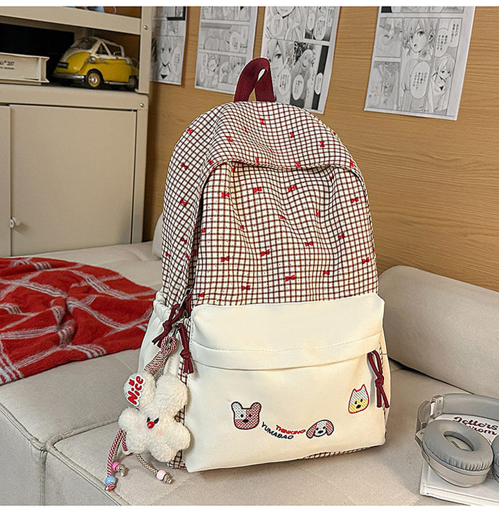 Cute Bow-Embellished Backpack Stornfield