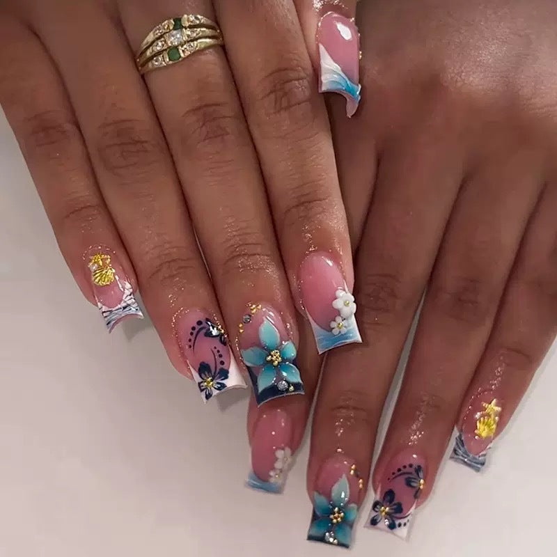 Decorative Floral Nail Art Extensions Stornfield 1787913768