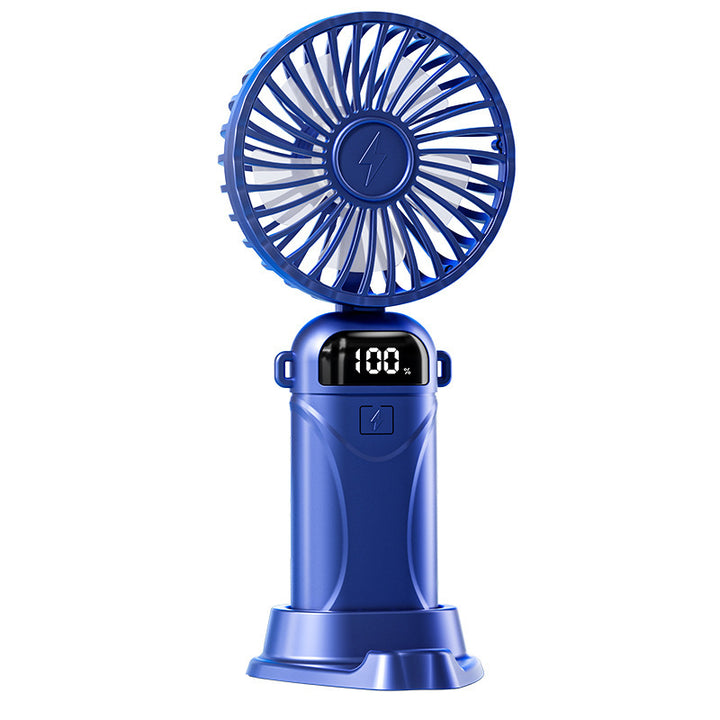 Women's Hand Fan with Digital Battery Indicator Stornfield