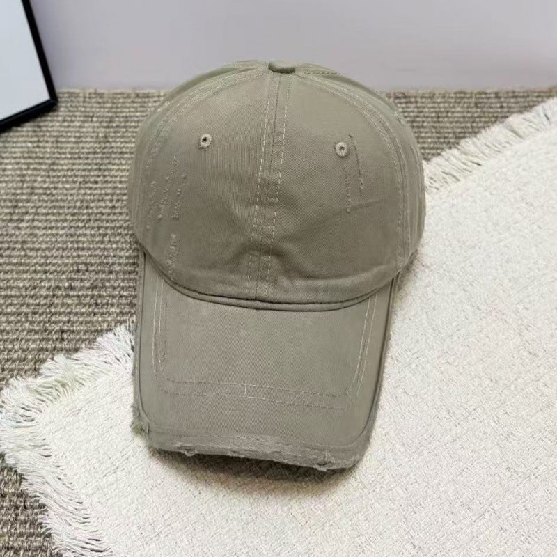 Women's Distressed Casual Twill Baseball Cap Stornfield