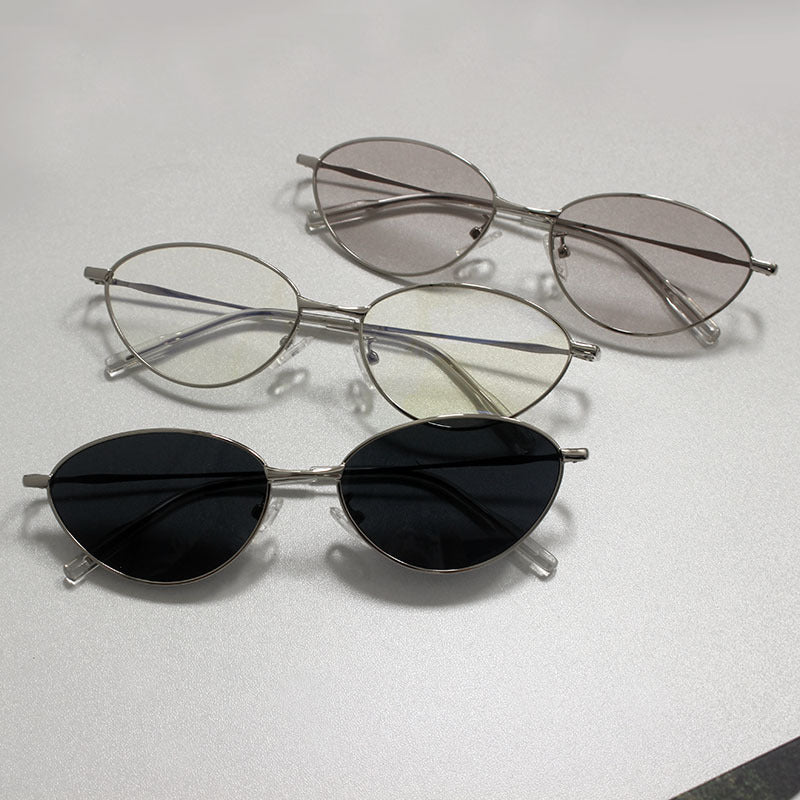 Fashionable Rectangular Glasses with Fine Metal Frame Stornfield