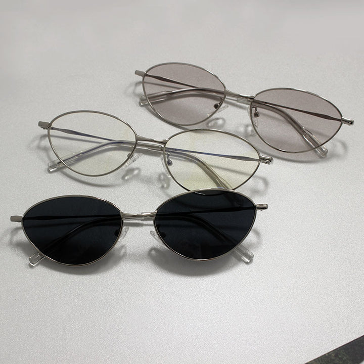 Fashionable Rectangular Glasses with Fine Metal Frame Stornfield