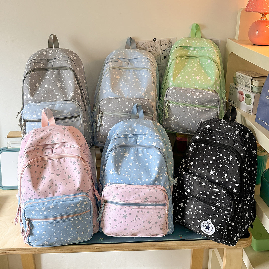 Versatile Multi-Functional Star-Printed Backpack Stornfield