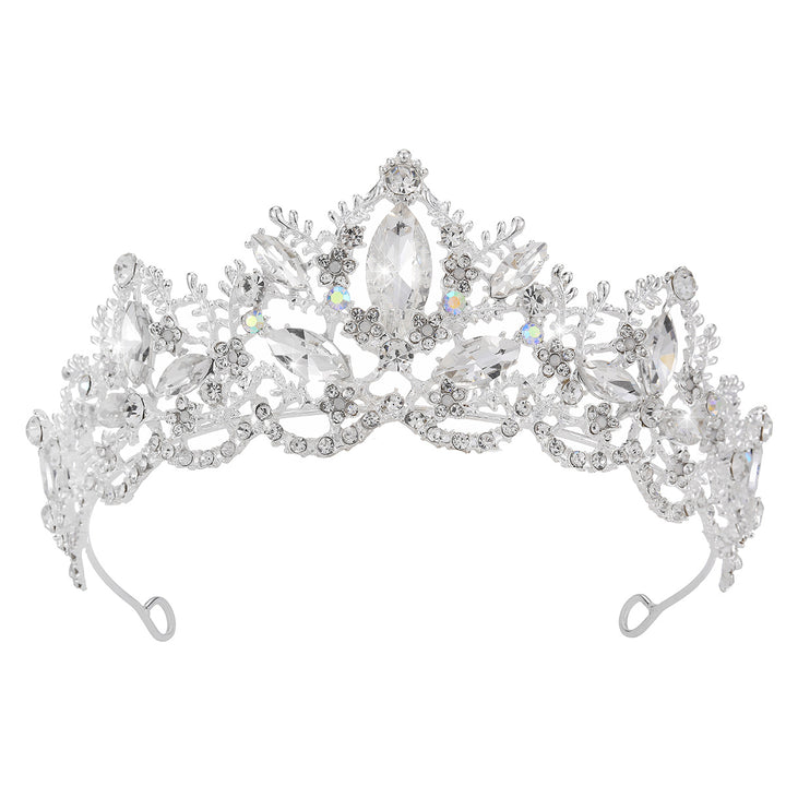 Ladies Glamorous Tiara with Sparkling Crystal Decorations Stornfield