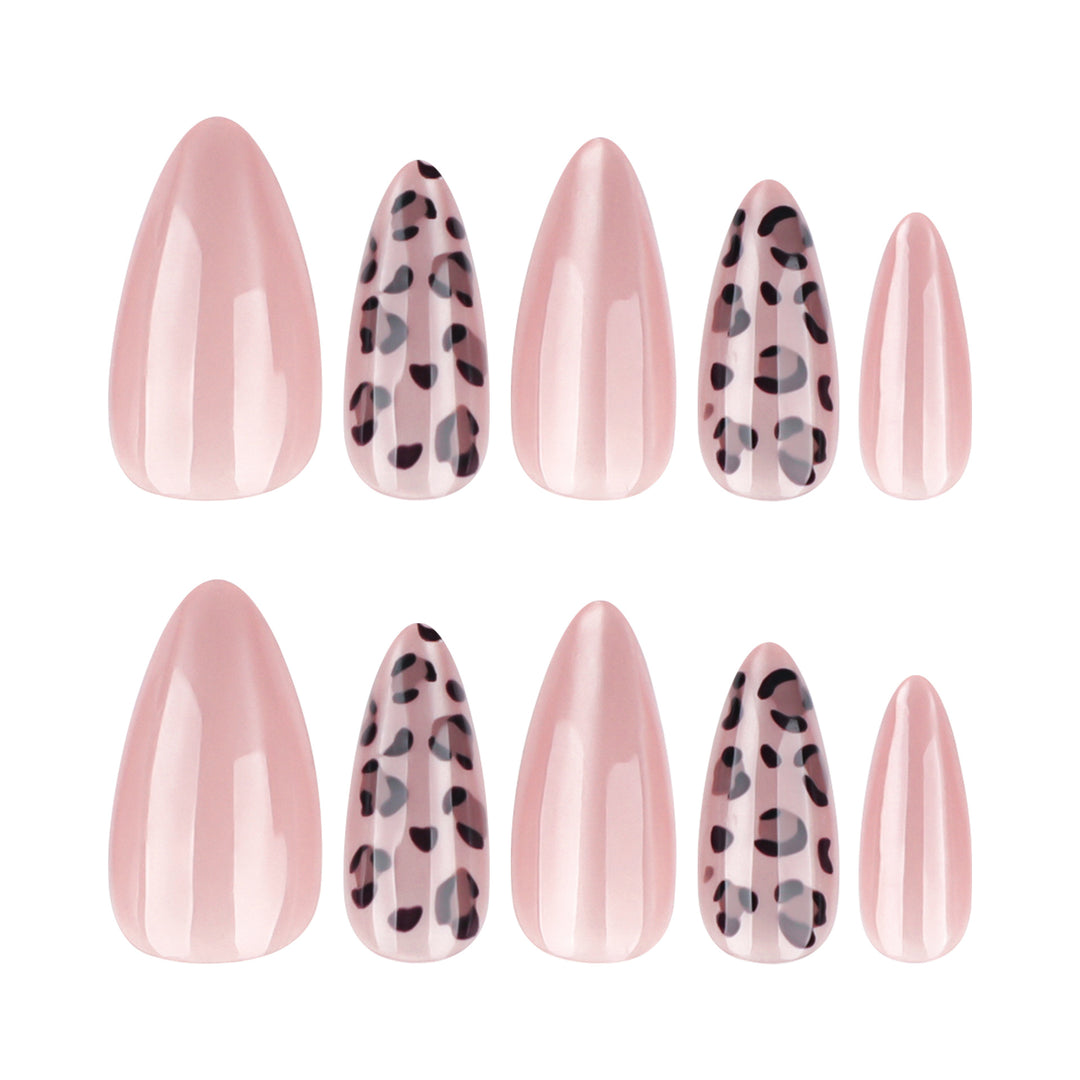 Elegant Stiletto Nail Extensions with Leopard Print Stornfield