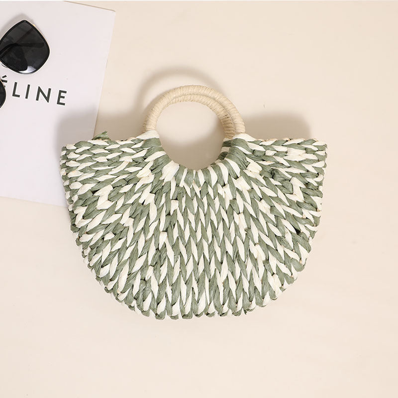 Braided basket bag with unique design Stornfield