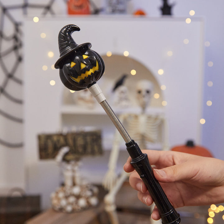 Creative Halloween Deco Candle with Pumpkin Motif Stornfield