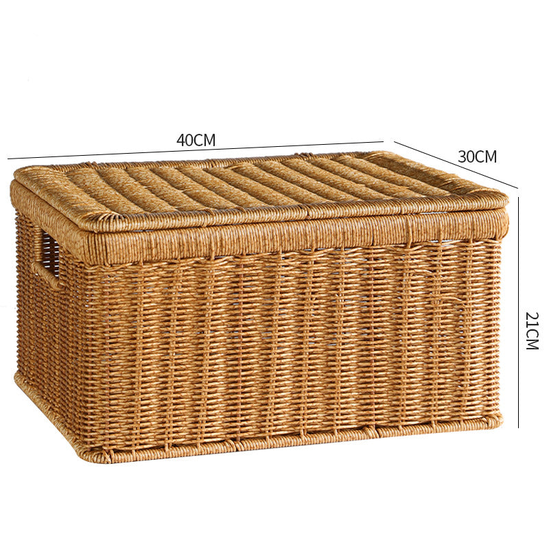 Natural Woven Storage Chest Stornfield
