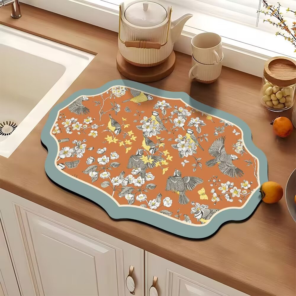 Elegant Decorative Kitchen Mat Stornfield