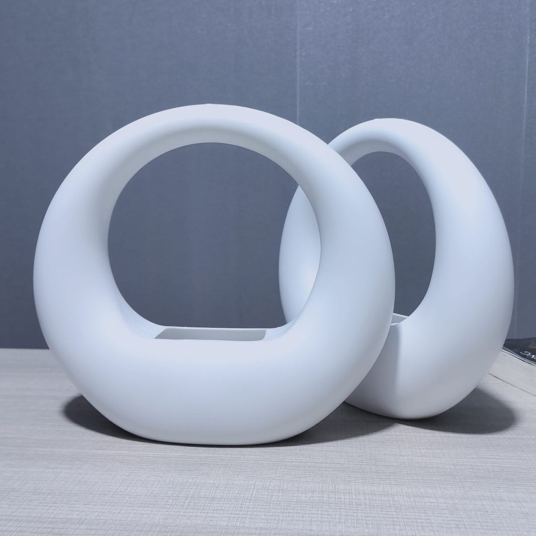 Modern Circular Decorative Planter Stornfeild