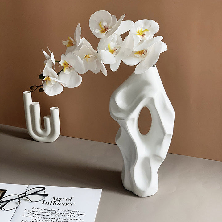 Abstract Art Decorative Vase for Home Decor