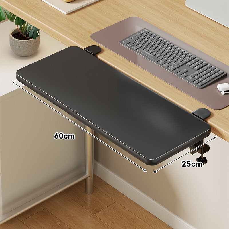 Extra-Wide Low-Profile Under-Desk Slide-Out Keyboard and Mouse Platform