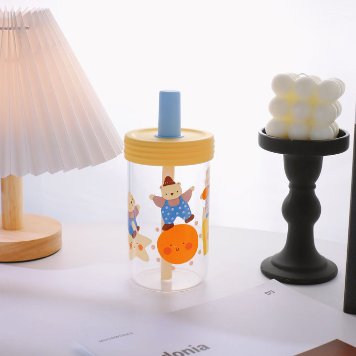 Women creative drinking container with practical silicone surface and playful animal design Stornfield
