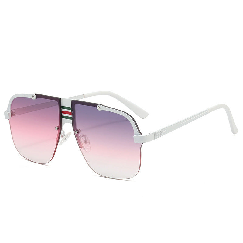 Women's Oversized Sunglasses with unique gradient lenses and striking metal frame Stornfield