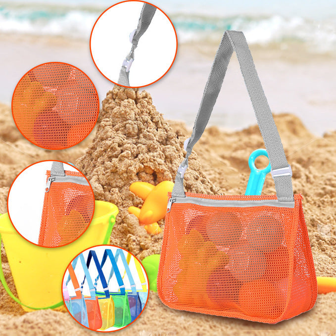 Practical and Breathable Beach Bag with Mesh Structure Stornfield