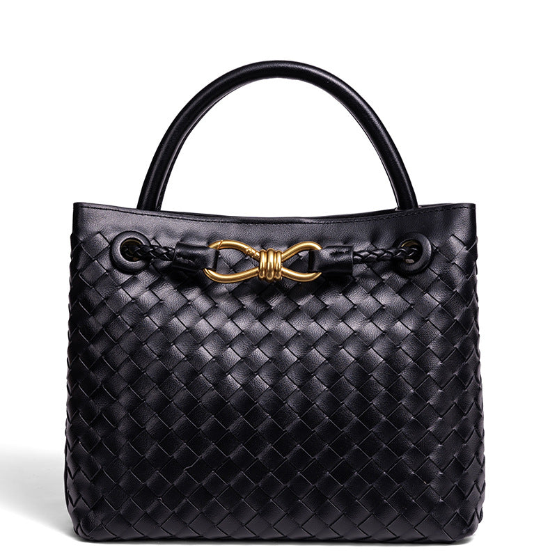 Woven Leather Tote Bag Stornfield