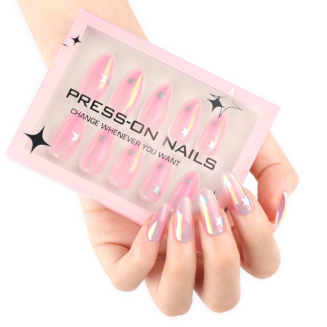 Artificial application nails with shimmering finish Stornfield