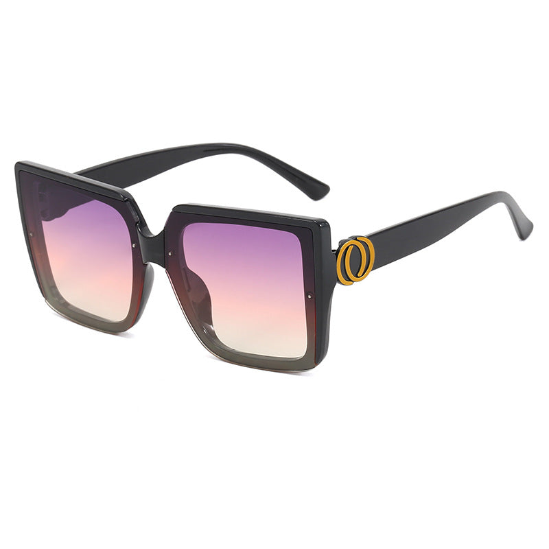 Women's square sunglasses with unique tire element Stornfield