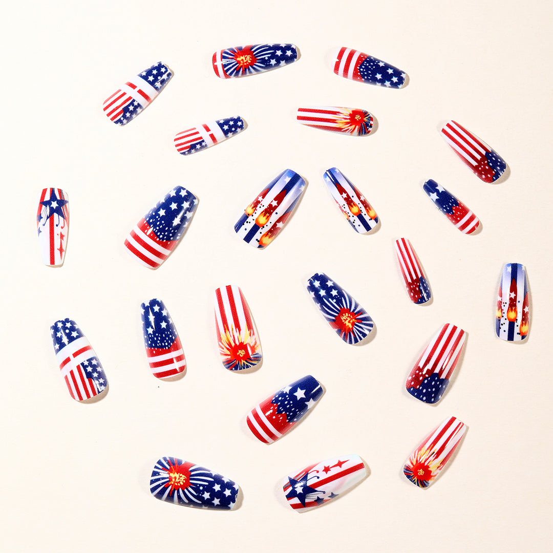 Patriotic Nail Art Decoration Set Stornfield