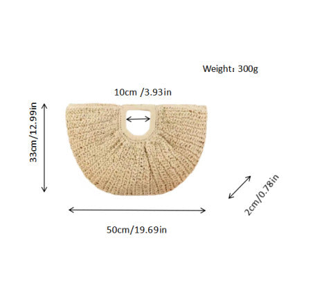 Handbag with tasteful wave pattern Stornfield