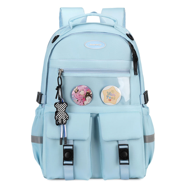 Versatile Cartoon-Embellished Casual Backpack Stornfield