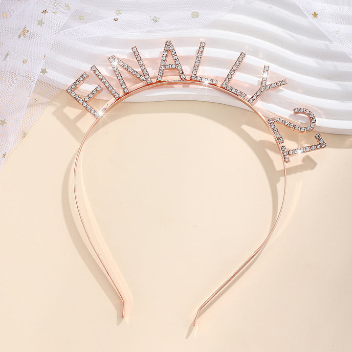 Women's Glittering Hairband with Inscription Stornfield