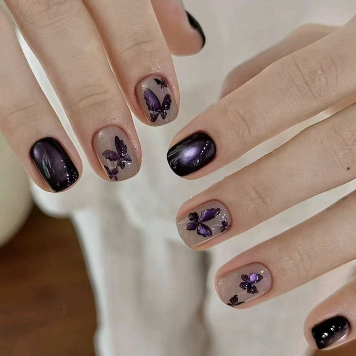 Floral Design Press-On Nails Stornfield