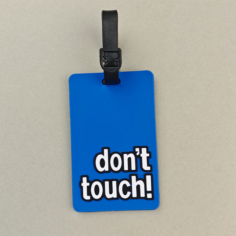 Unisex Luggage Tag with Eye-Catching Warning Message Bowlift